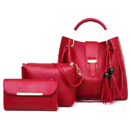 RED 3 PC BAG
